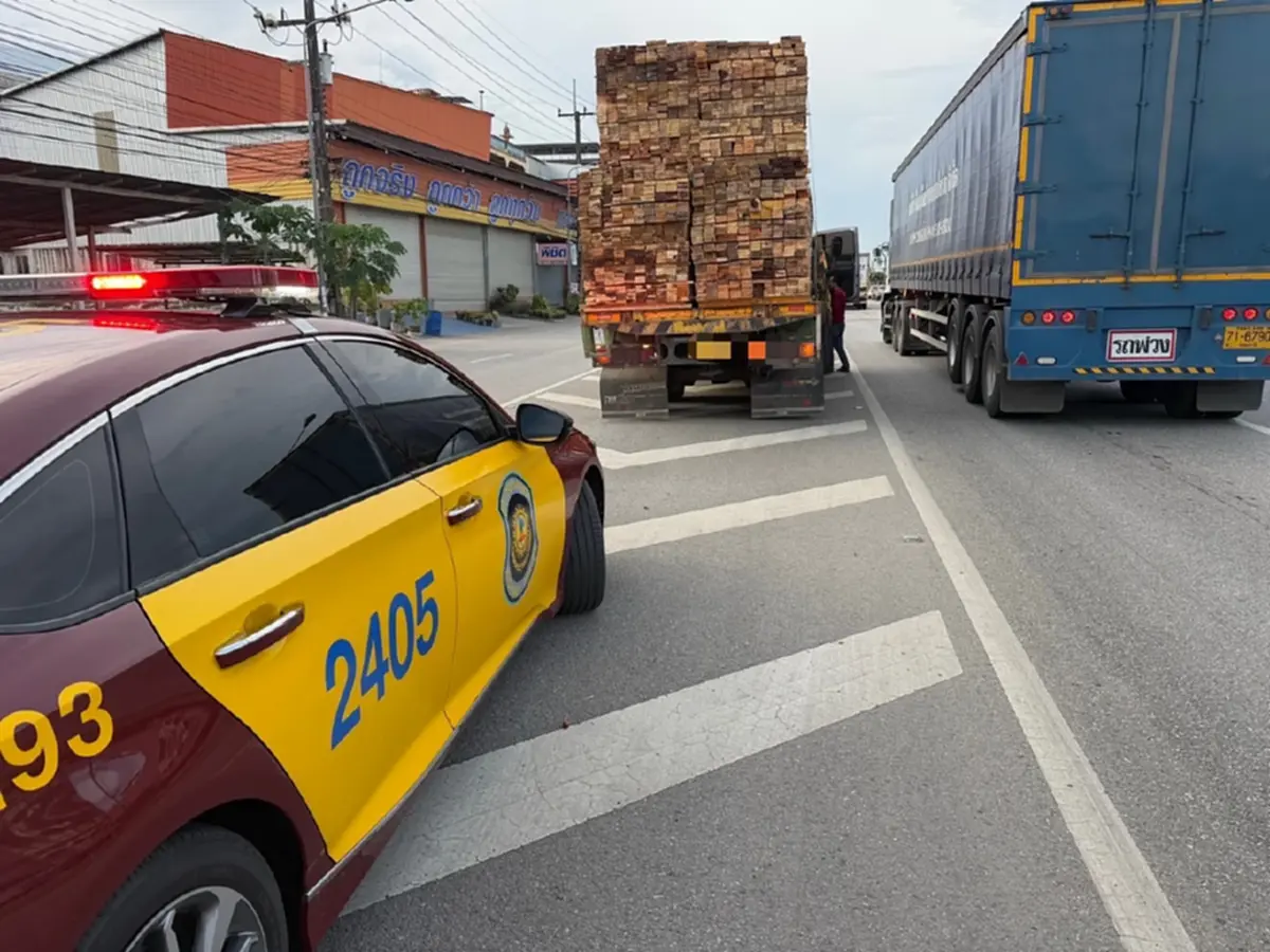 ทางหลวงชุมพรไล่บี้รถบรรทุกแช่ขวา สั่งจับจริง แก้อัมพาตทางหลวง