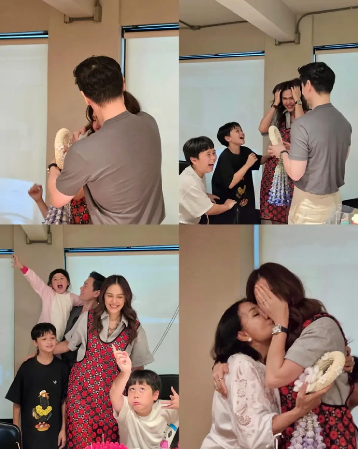 ตัวแม่ 45 ยังแจ๋ว "ชมพู่ อารยา" ฉลองวันเกิดสุดอบอุ่นพร้อมหน้าลูกๆ