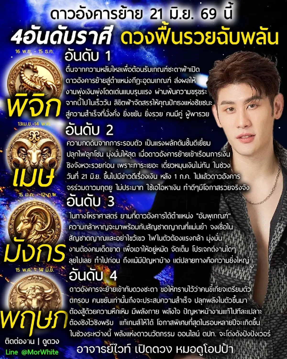 ดาวอังคารย้าย 21 มิ.ย. 4 ราศี ดวงฟื้นรวยฉับพลัน งานปัง เงินพุ่งสุด