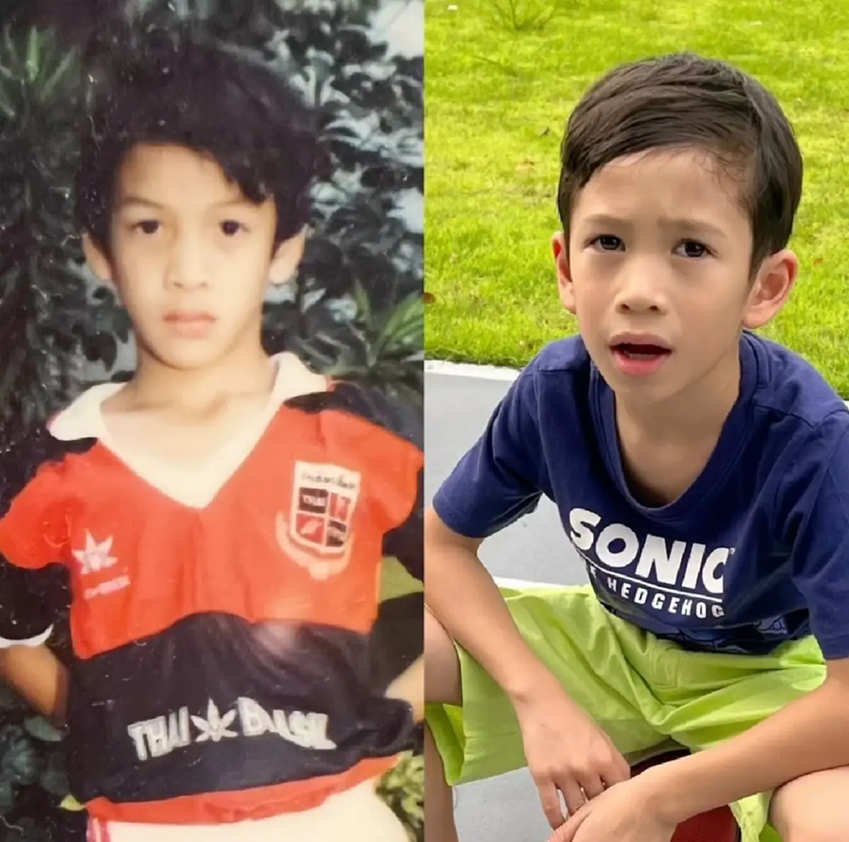 ลูกชายชาคริต วัย 8 ขวบ ยิ่งโตยิ่งหล่อ ถอดแบบคุณพ่อมาเป๊ะ
