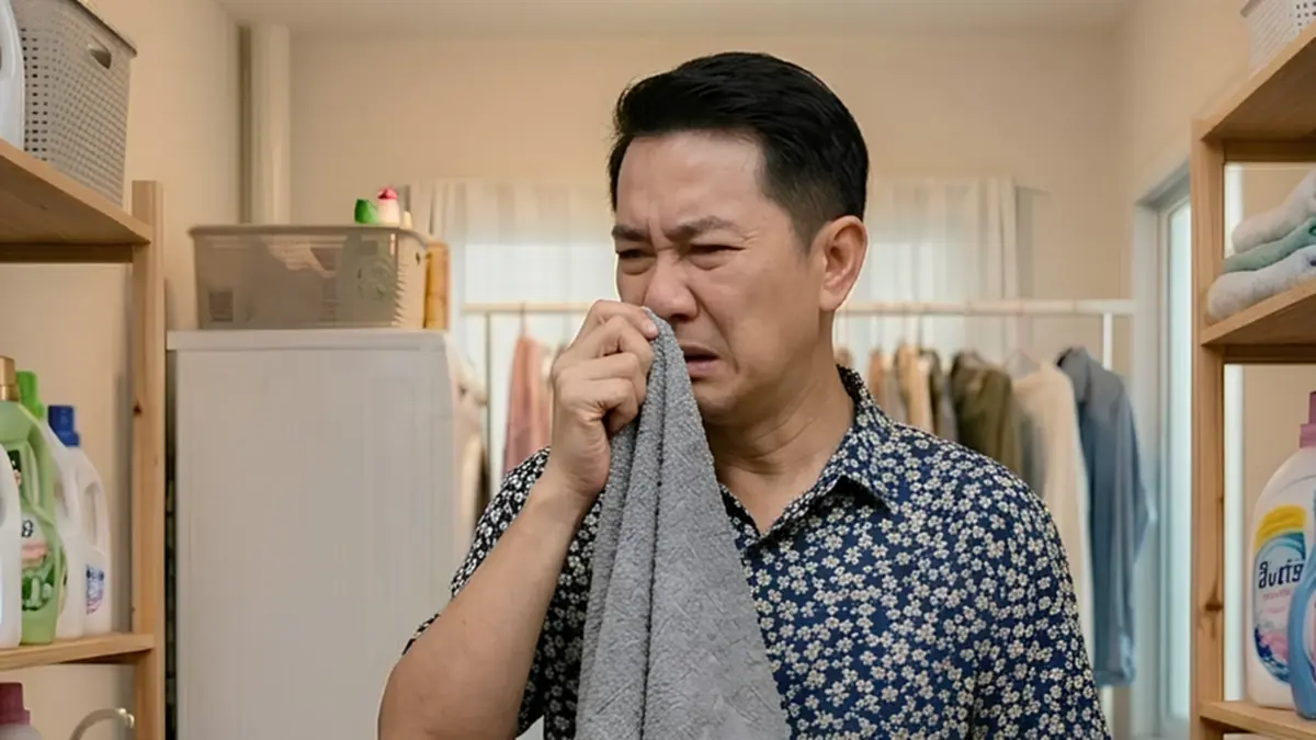 ซักทุกวันยังเหม็น! เผยสาเหตุทำไม "ผ้าขนหนู" เหม็นอับง่าย