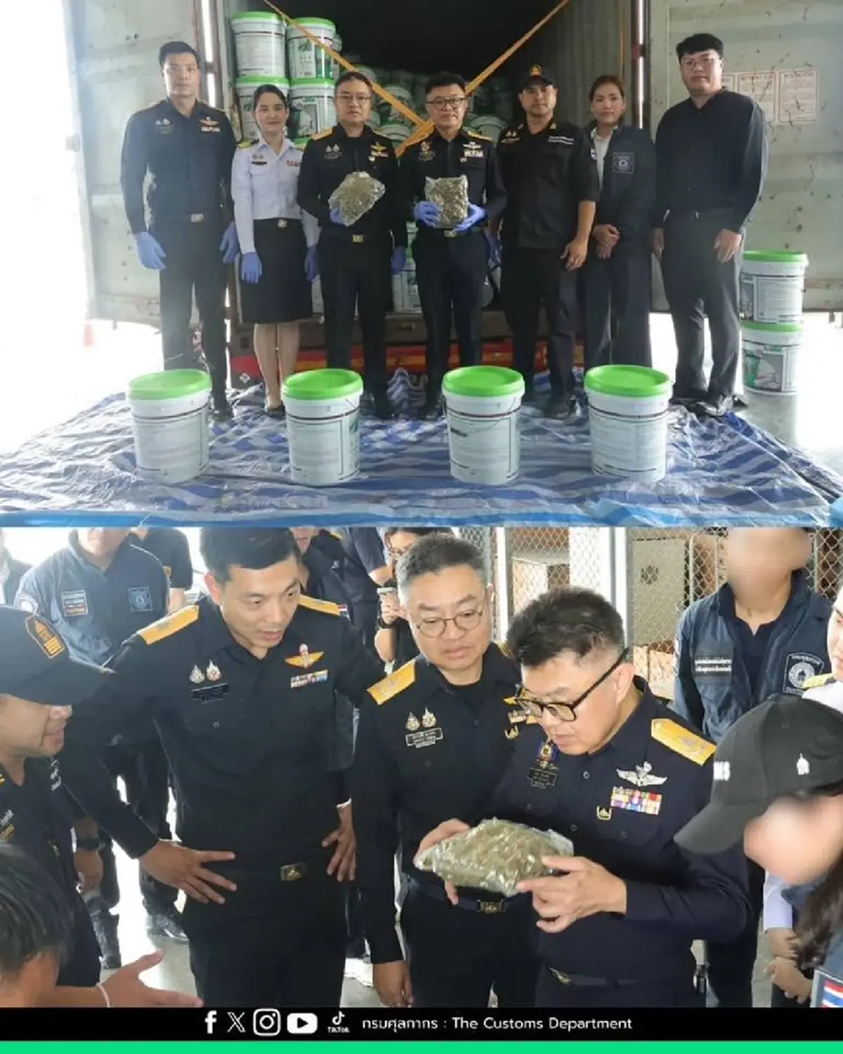 คุมเข้ม! ยึดช่อดอกกัญชามูลค่าเกือบ 10 ล้านบาท ก่อนส่งออก