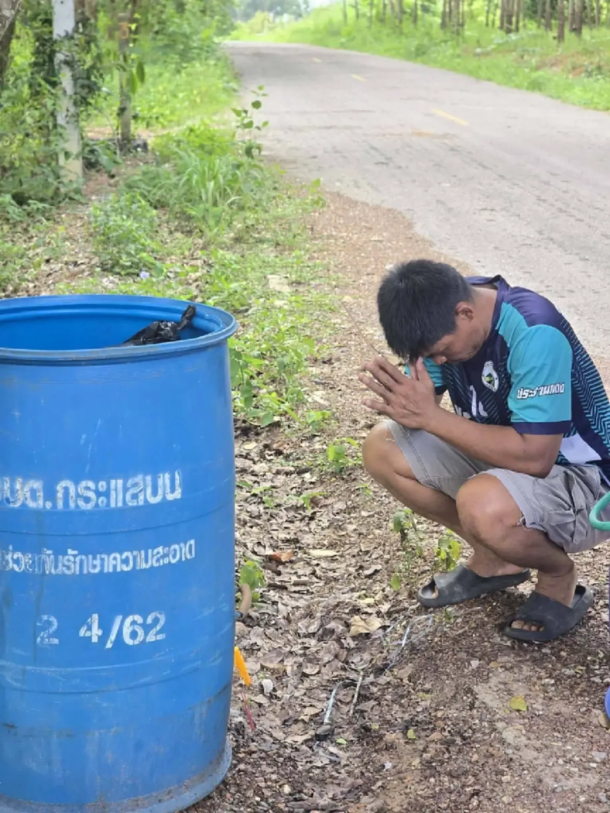 แห่ซูมเลข ถังขยะคดีดัง หลังเฮี้ยนหนักจนต้องเผาเปลี่ยนใหม่