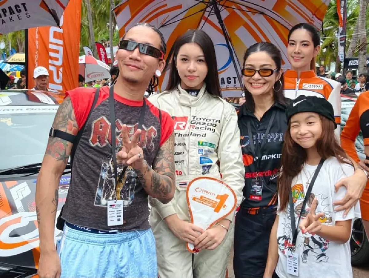 ใจหายคว่ำ! "น้องแตงโม" ลูกสาวแจ๊ส ชวนชื่น ซิ่งรถหลุดโค้ง 