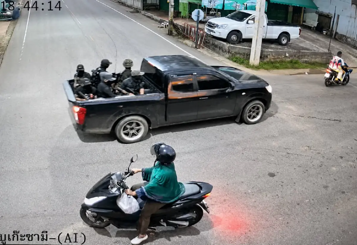 เรื่องใหญ่อีก หลังกลุ่มคนร้ายลอบถล่มจุดตรวจนราธิวาส