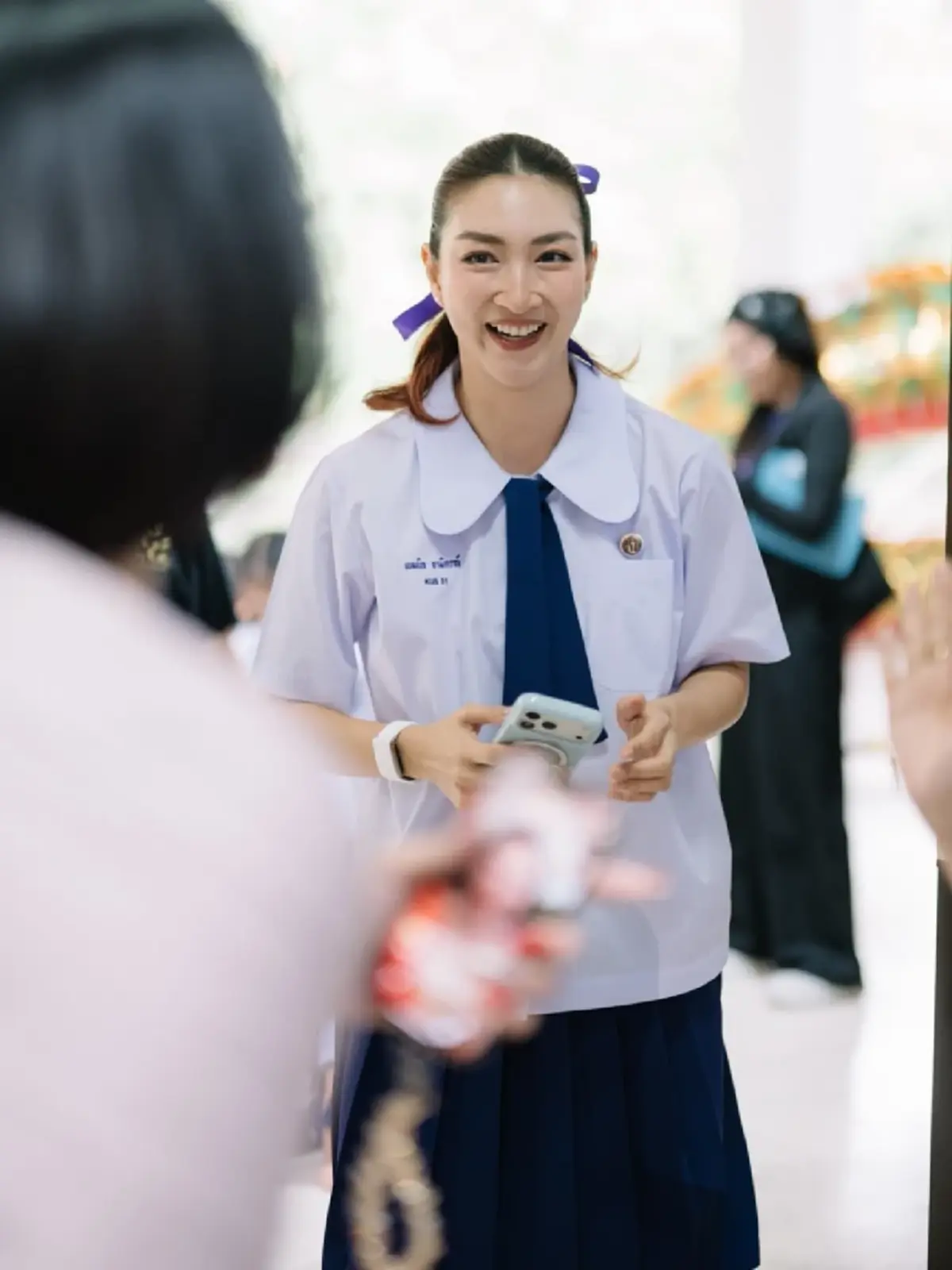 "แพนเค้ก เขมนิจ" ใส่ชุดนักเรียนย้อนวัย แฟนๆทักเหมือน ม.ปลาย จริง