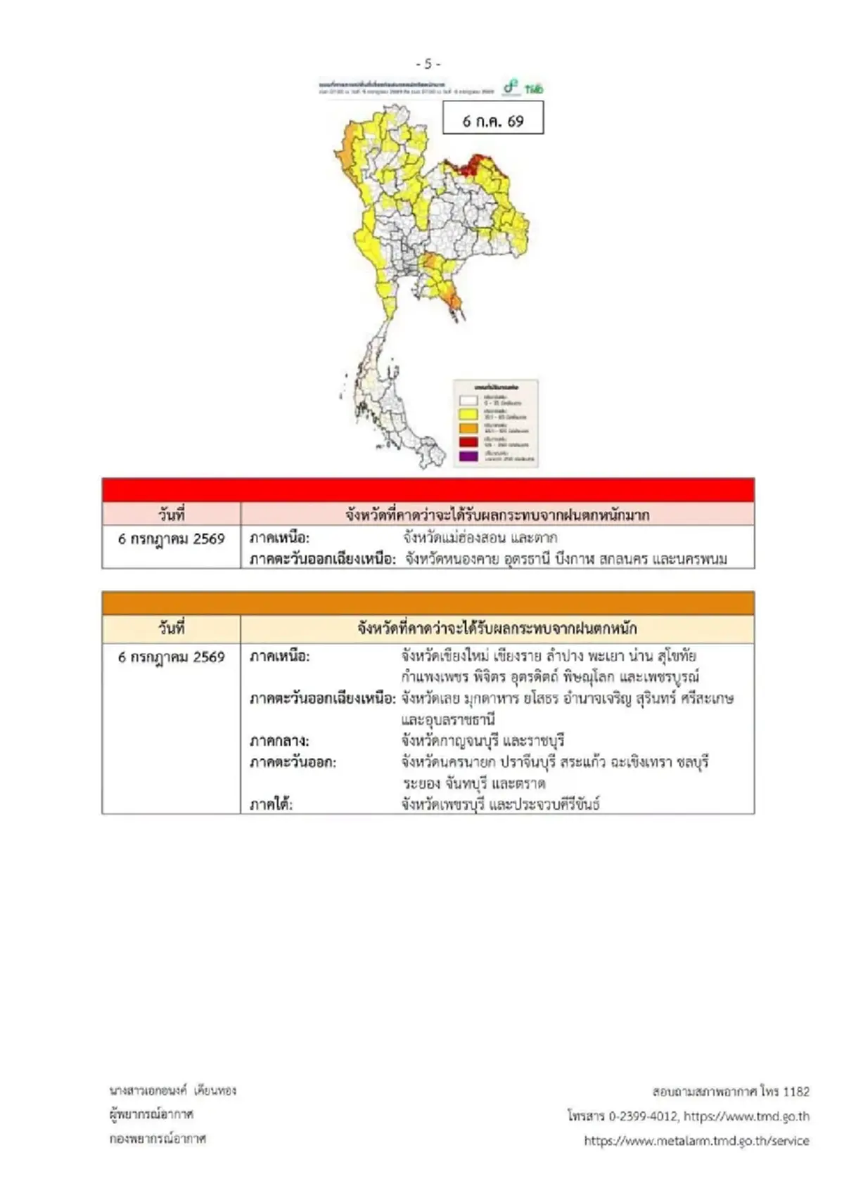 อัปเดตเส้นทางล่าสุด พายุโซนร้อน ไมสัก ทำไทยฝนหนัก 3-6 ก.ค. 