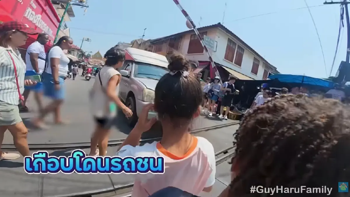 นาทีชีวิต! "กาย รัชชานนท์" สวมสัญชาตญาณพ่อ พุ่งขวางกระบะซิ่ง