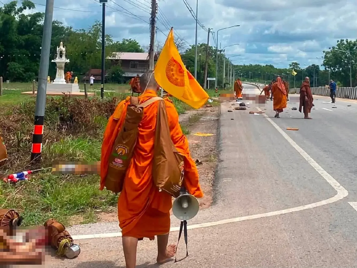 เปิดรายชื่อพระสงฆ์ บาดเจ็บ-มรณภาพ ในขบวนธุดงค์ โดนเด็กพุ่งชน