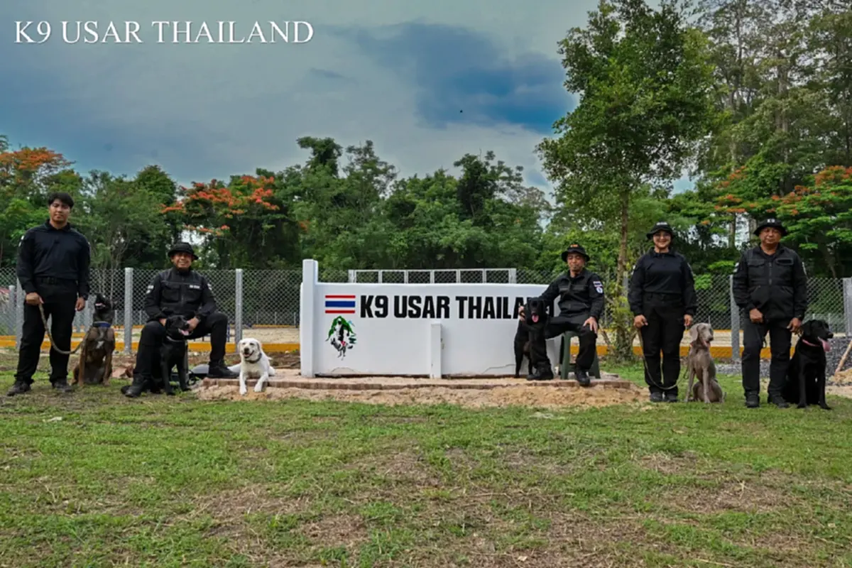 ที่มา/ภาพ Facebook : K9 USAR THAILAND