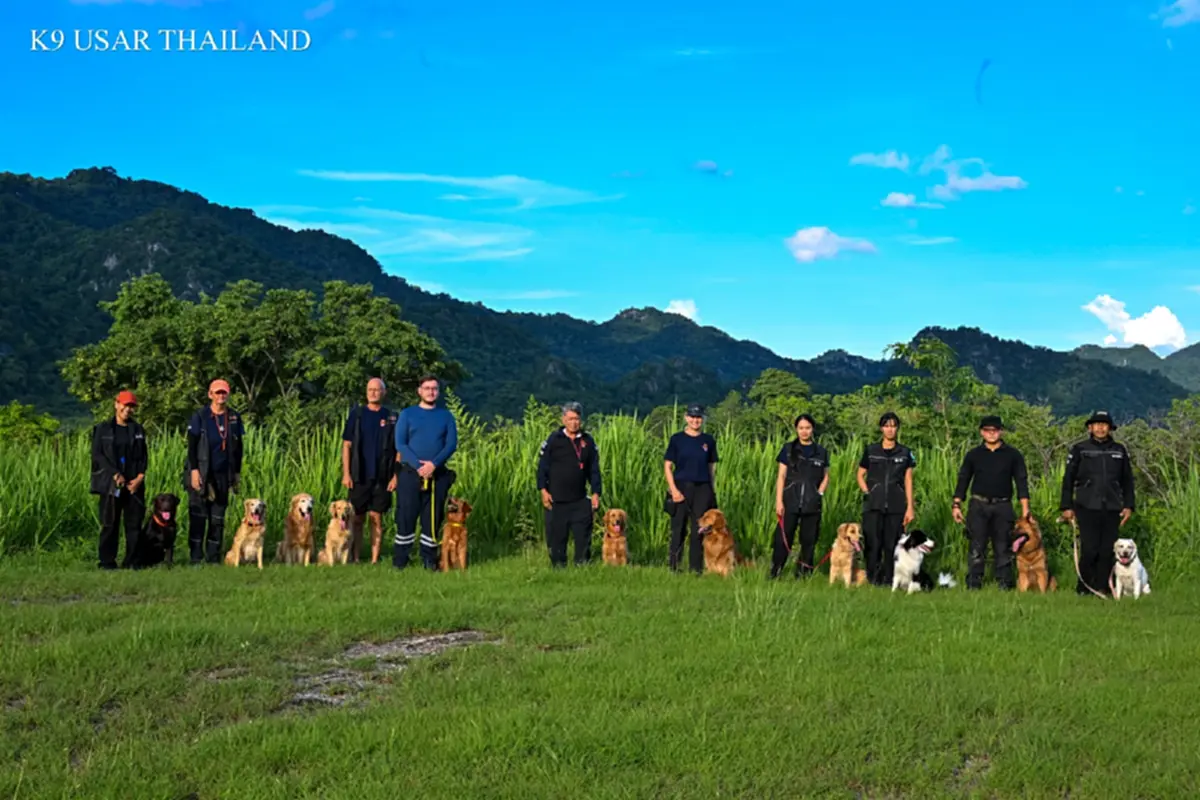 ที่มา/ภาพ Facebook : K9 USAR THAILAND