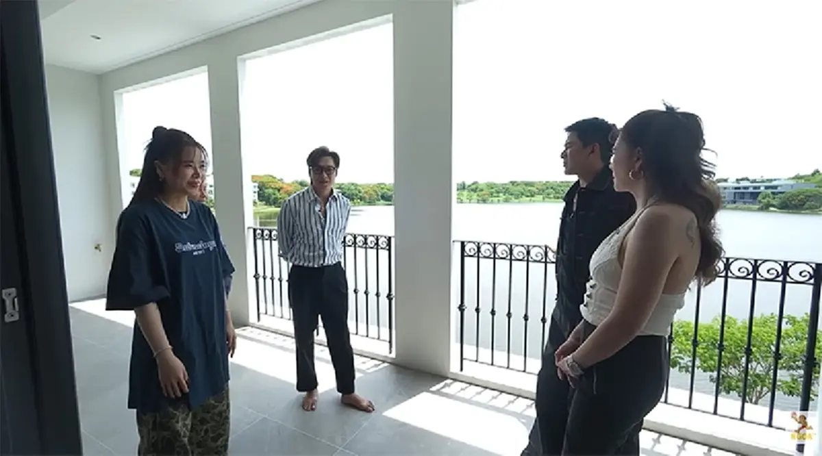 เปิดบ้านในฝันริมน้ำ "ซานิ AF " ทุ่มงบสร้างบ้านสไตล์คาเฟ่เขาใหญ่ 