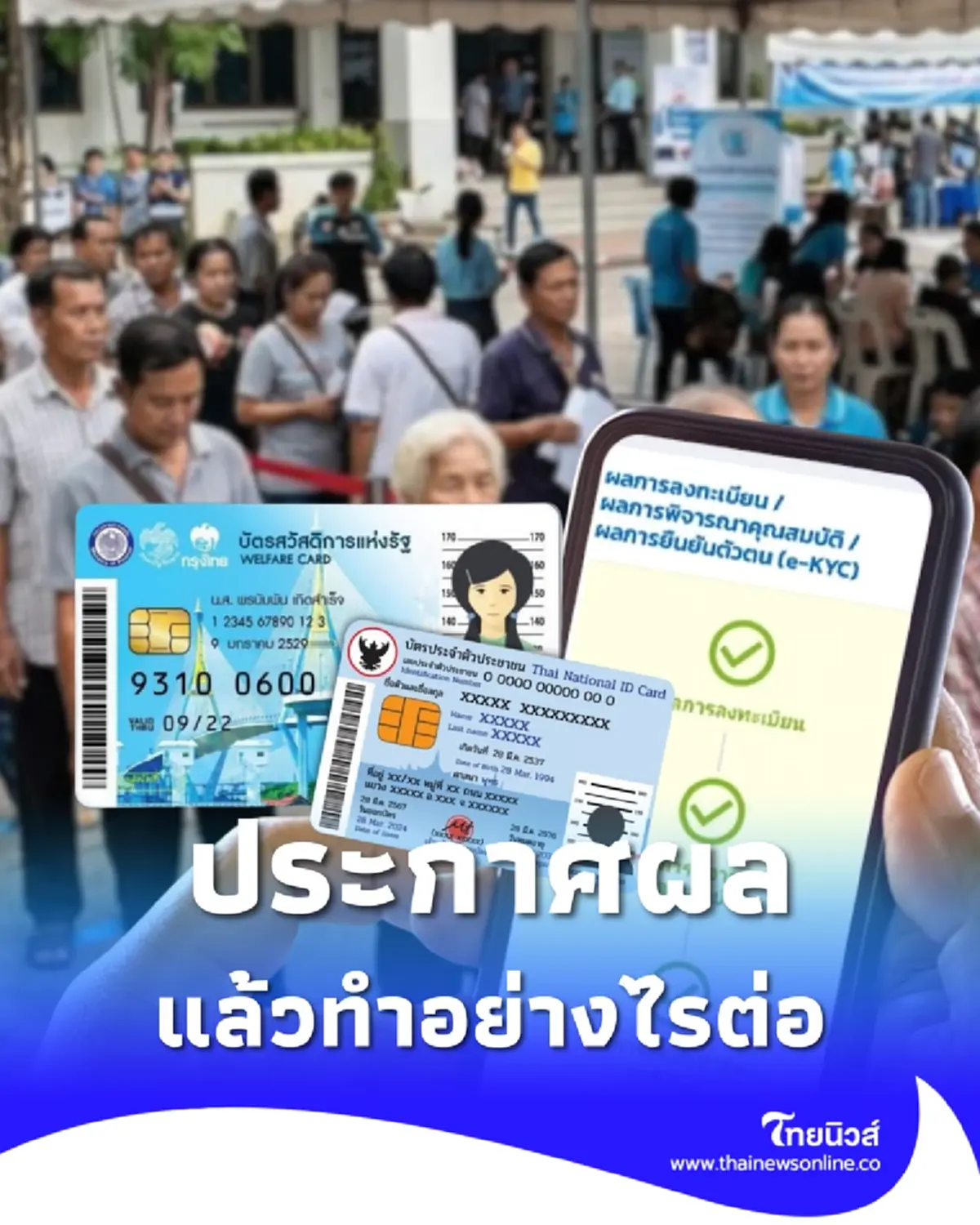 เตรียมพร้อม บัตรสวัสดิการแห่งรัฐ ประกาศผลรอบใหม่ ต้องทำอย่างไรต่อ