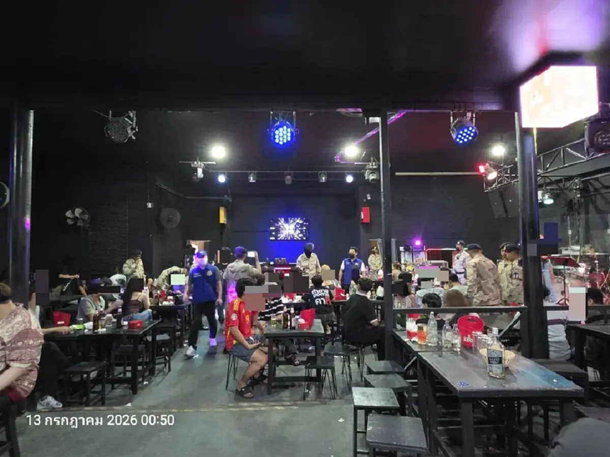 บุกผับกลางดึก เจอเยาวชนต่ำกว่า 20 ปี 13 ราย ผู้จัดการโดน 4 ข้อหาหนัก