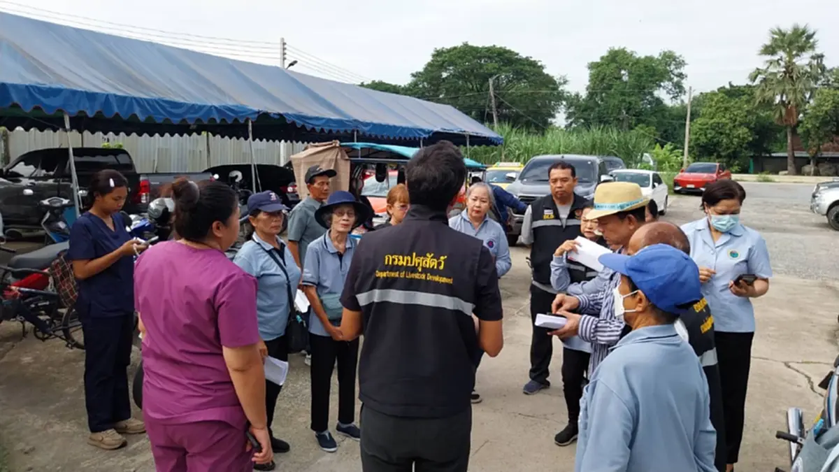 ปทุมธานีปูพรมฉีดวัคซีนพิษสุนัขบ้าพื้นที่ไข่แดงคูบางหลวง