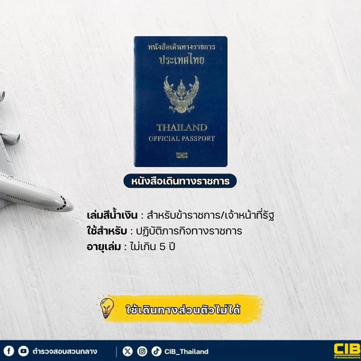 หลายคนเพิ่งรู้ ความต่างของพาสปอร์ตไทย 5 สี มี 1 สิ่งที่เหมือนกัน