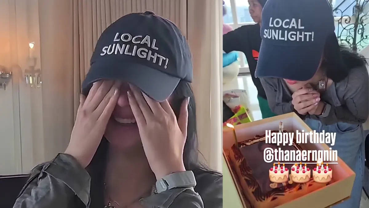 "ต้าเหนิง" บ่อน้ำตาแตกเอ็นดูทั้งงาน "น้องเกล" เซอร์ไพรส์วันเกิด