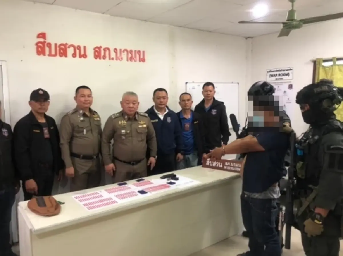 ล่า 17 ชั่วโมงไม่รอด! รวบมือลั่นไกลูกเจ้าของรีสอร์ต สารภาพสิ้น