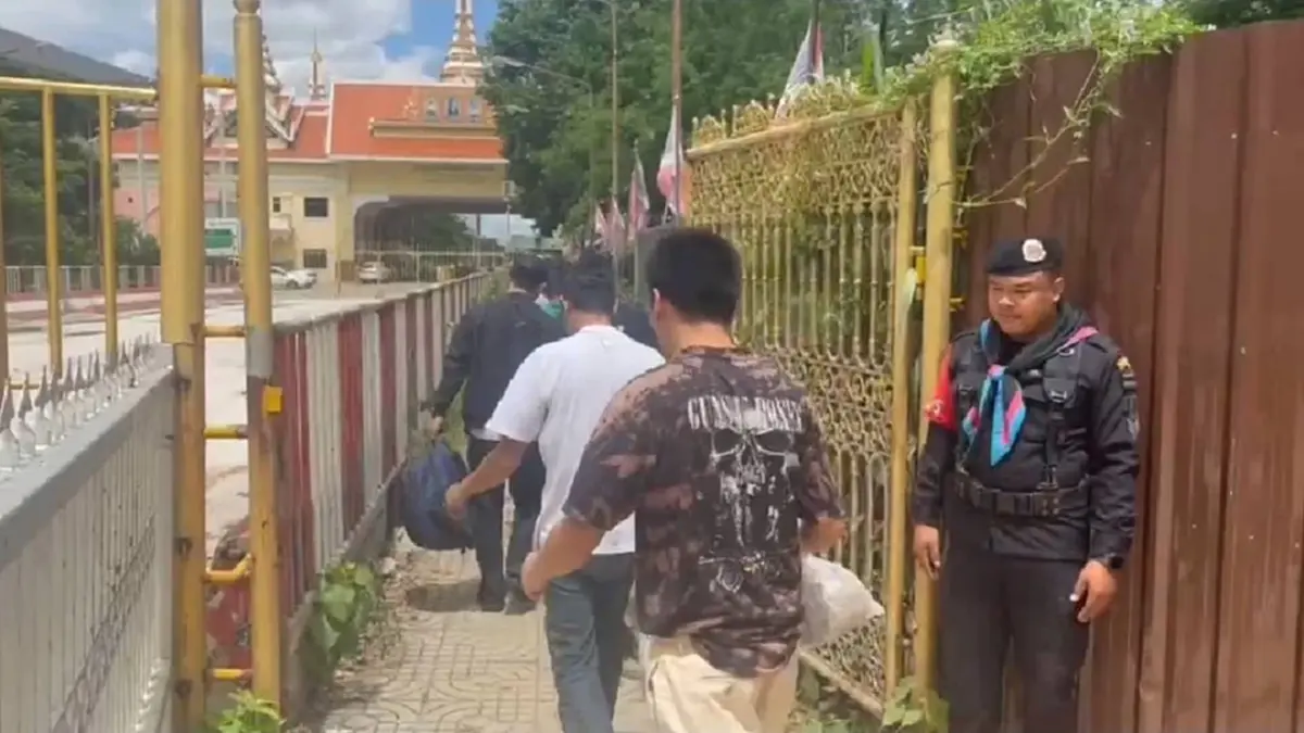 กองกำลังบูรพาส่งกลับ 51 ชาวกัมพูชาพ้นไทย หลังสิ้นสุดคดีความ