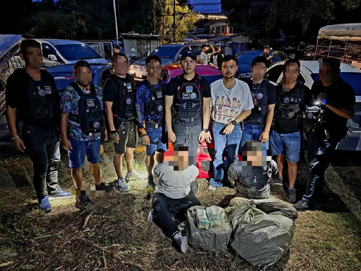บุกทลายเครือข่ายใหญ่ รวบ 2 ตัวการพร้อม "ของกลางกองมหึมา" 37 กิโลกรัม