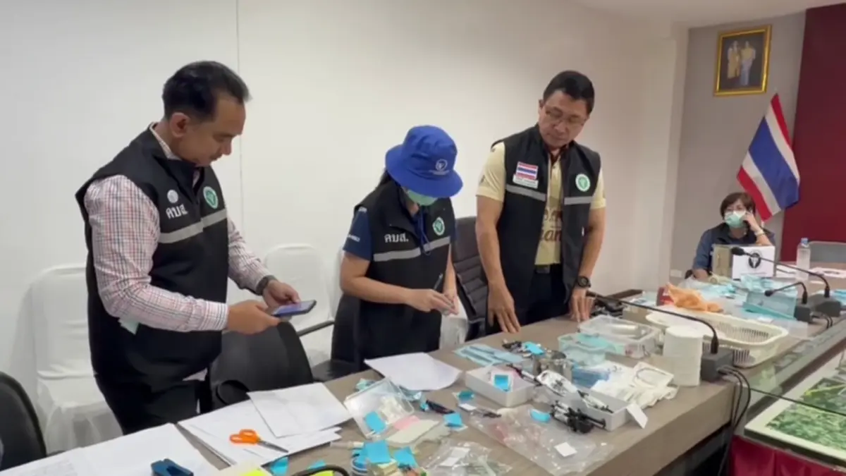 บุกจับคลินิกฟันเถื่อนกลางเมืองบุรีรัมย์ เปิดมา 10 ปีรวบ 3 ราย