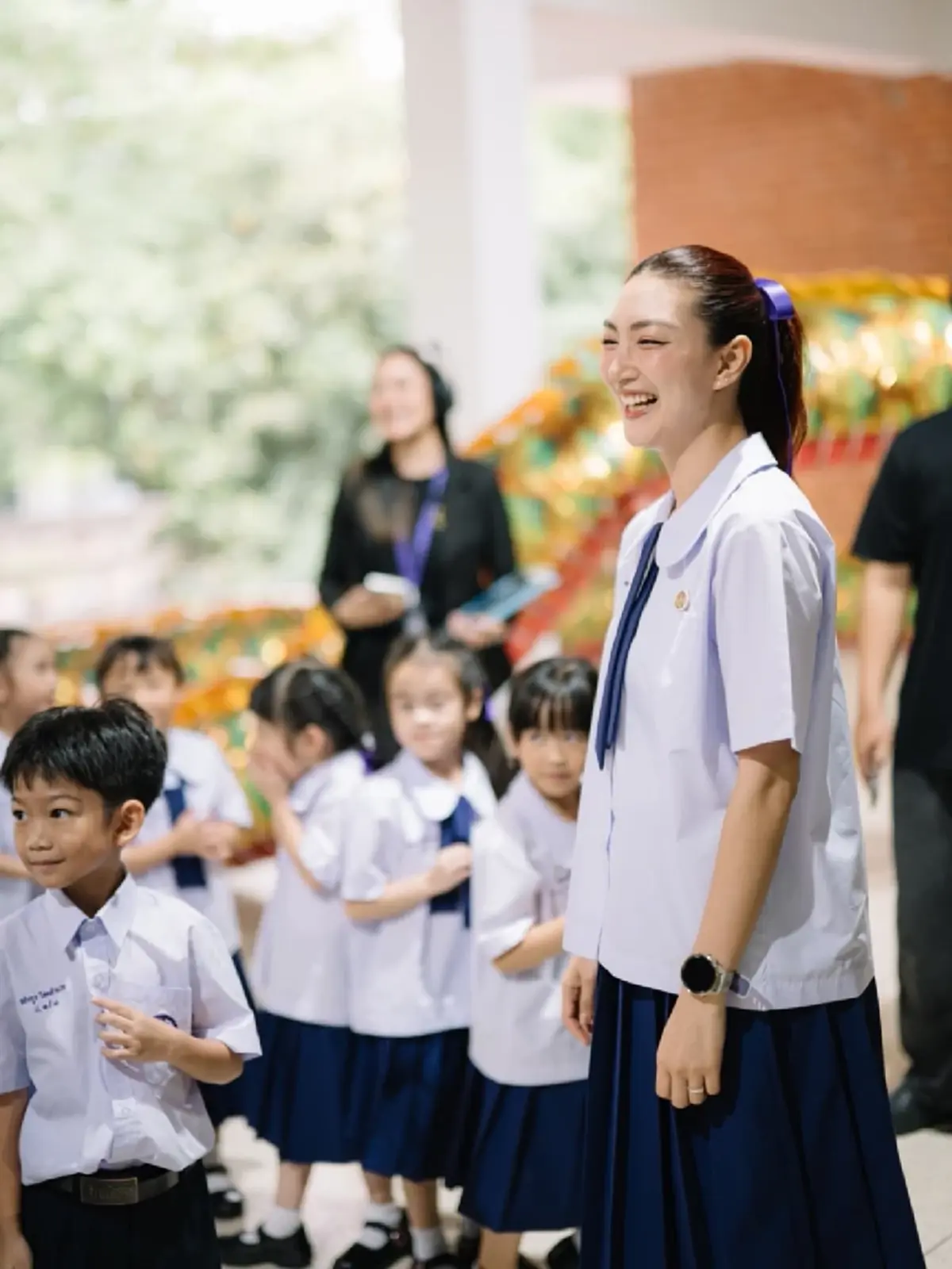"แพนเค้ก เขมนิจ" ใส่ชุดนักเรียนย้อนวัย แฟนๆทักเหมือน ม.ปลาย จริง