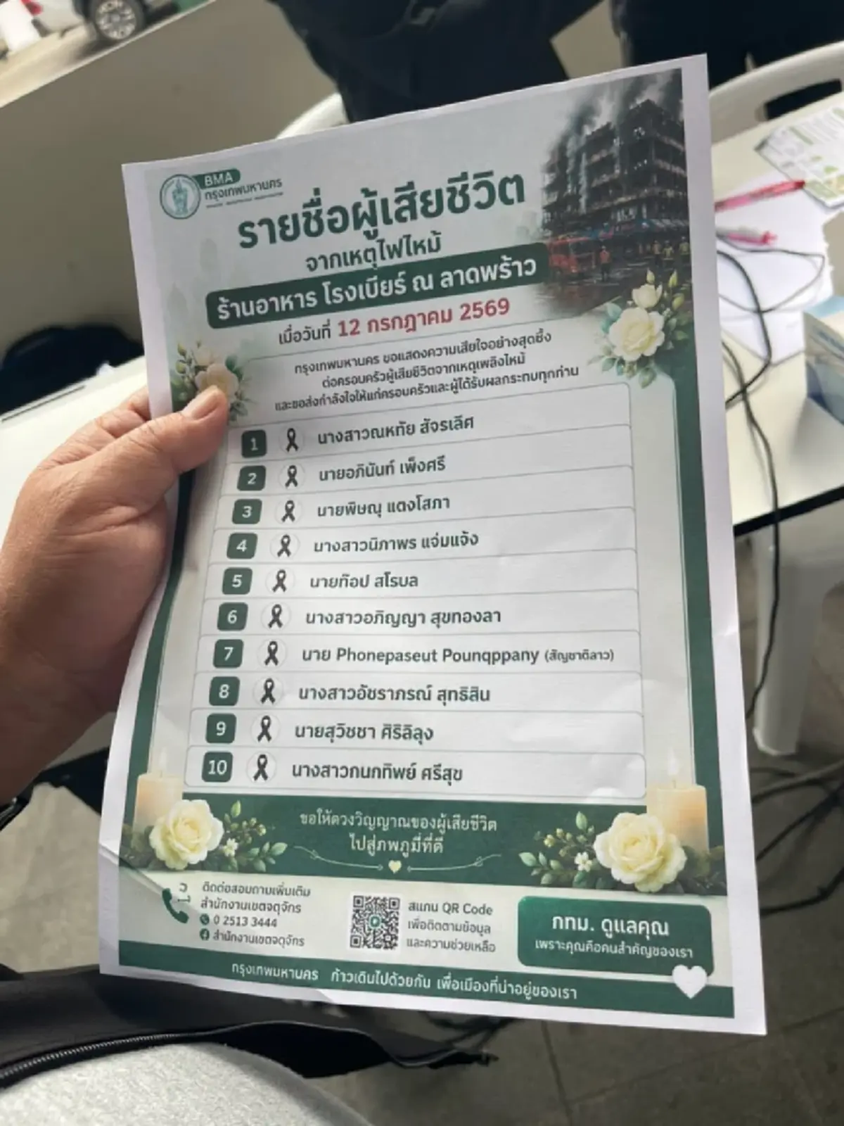 เปิดสภาพล่าสุด โรงเบียร์ ณ ลาดพร้าว หลังเกิดเหตุไฟไหม้กลางดึก