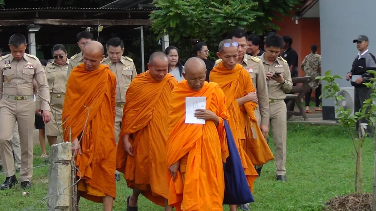 สะเทือนใจไม่หาย! คณะสงฆ์ทำพิธีใหญ่ ณ จุดเกิดเหตุพระมรณภาพ
