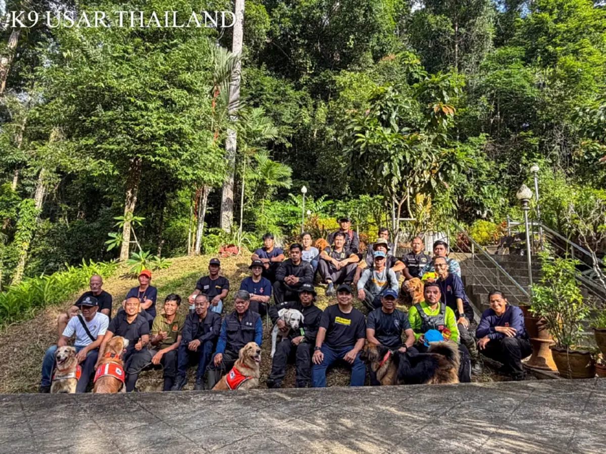 K9 สิ้นสุดภารกิจ ลุยน้ำ ลุยโคลน บุกป่า ตามหาน้องเอ้มอญที่พังงา