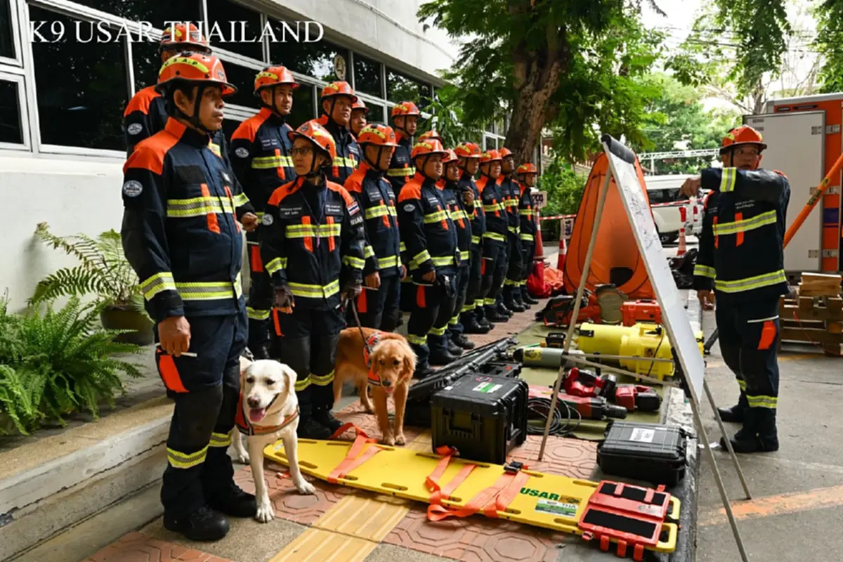 ที่มา/ภาพ Facebook : K9 USAR THAILAND