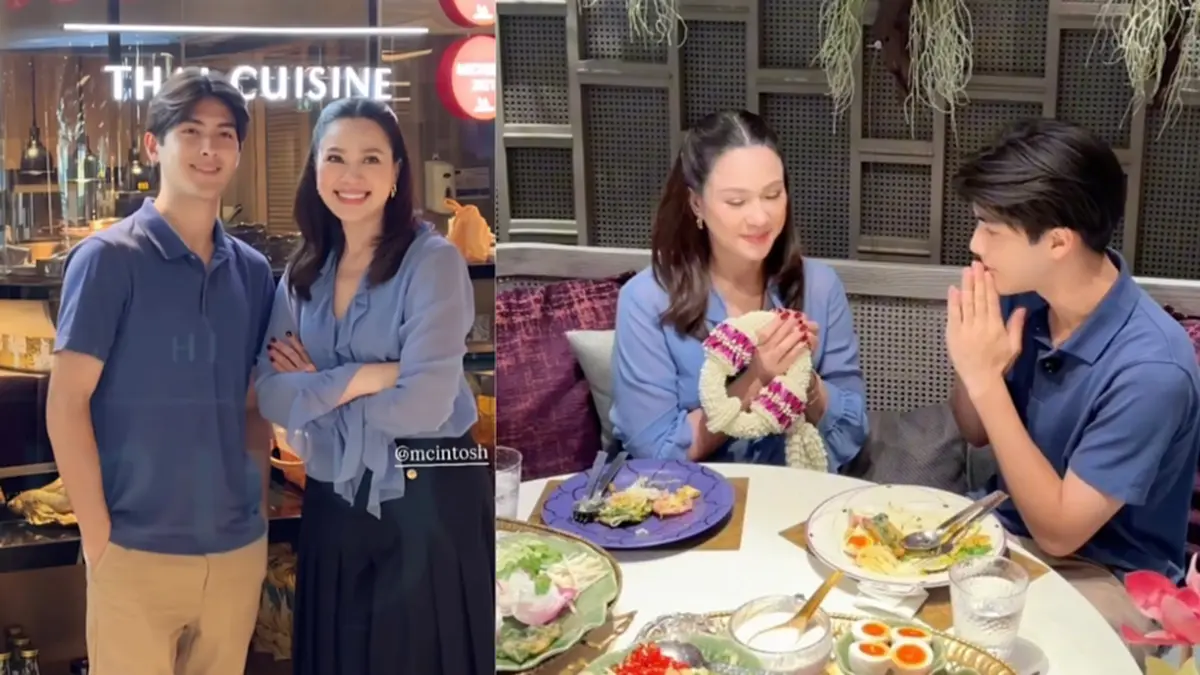 ส่องภาพล่าสุด "น้องแม็ค" ลูกชาย "แหม่ม คัทลียา" ออร่าพระเอกจับ