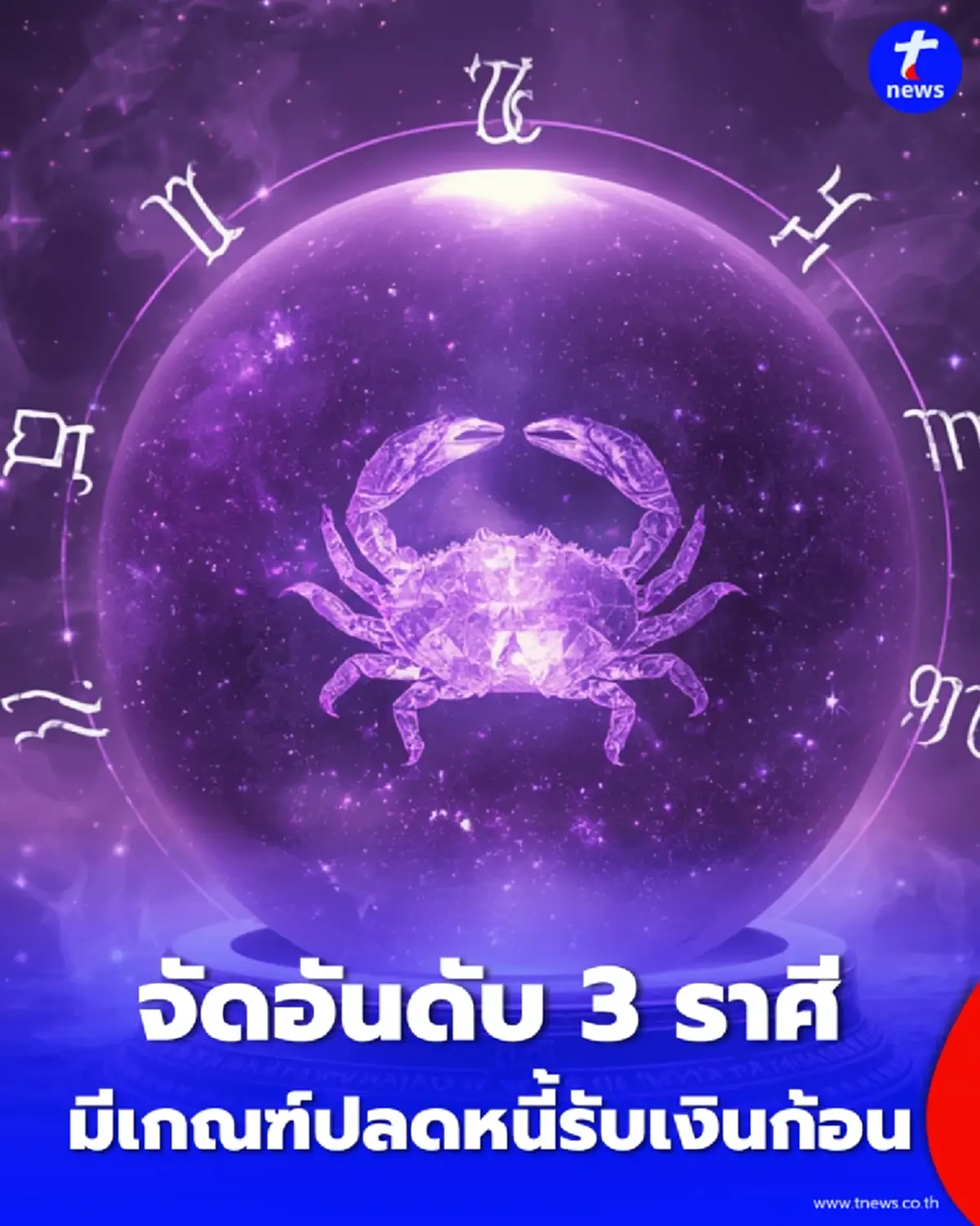 จัดอันดับ 3 ราศี ดวงการเงินพุ่งกระฉูด รับทรัพย์ก้อนโตกลางเดือนนี้