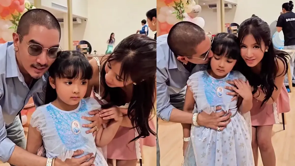 "ใบเตย-ดีเจแมน" ร่วมเฟรมพร้อมหน้า จัดงานวันเกิด "น้องเวทย์มน"