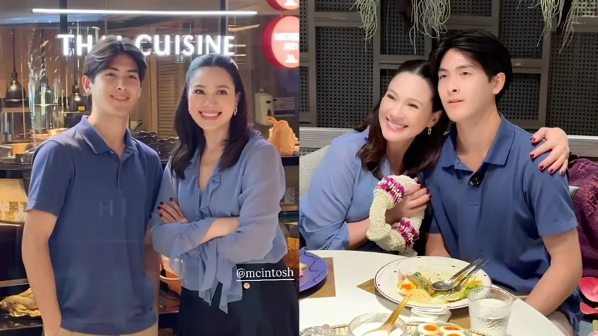 ส่องภาพล่าสุด "น้องแม็ค" ลูกชาย "แหม่ม คัทลียา" ออร่าพระเอกจับ
