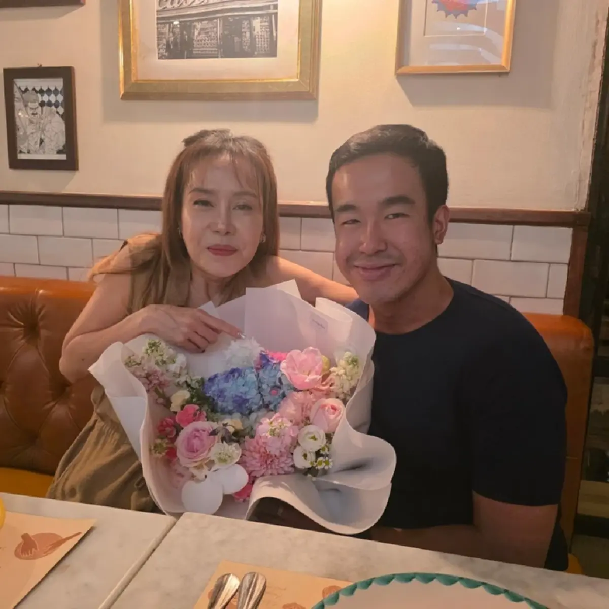 ใจฟูต้อนรับวันแม่! "แสนดี" ลูกชายชัชชาติ เผยภาพคู่คุณแม่