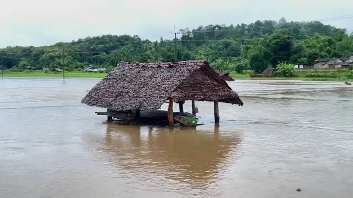 วิกฤตสะพานซูตองเป้! น้ำป่าซัดทำสะพานทรุดขาดเพิ่มรวม 12 เมตร