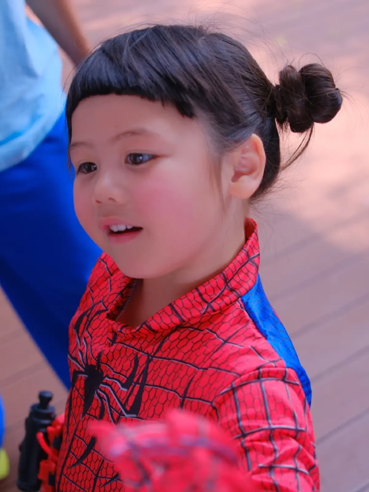 "น้องเกล" แปลงร่างเป็นสไปเดอร์แมนตัวจิ๋ว แจกความสดใส 