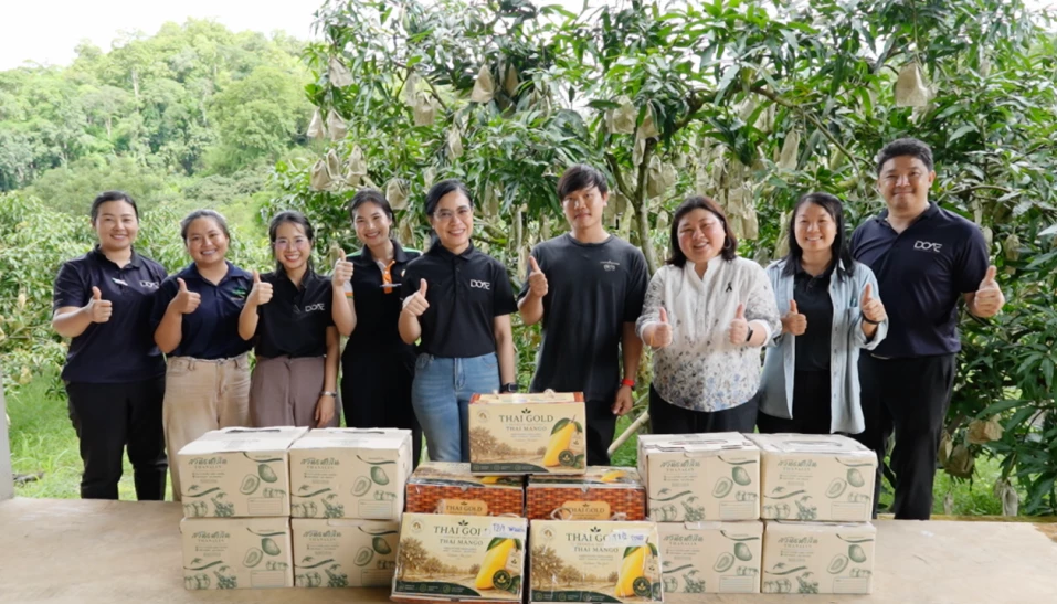 สำเร็จด้วยดี กรมส่งเสริมการเกษตร หนุนโครงการพัฒนาบรรจุภัณฑ์ มะม่วงน้ำดอกไม้สีทอง