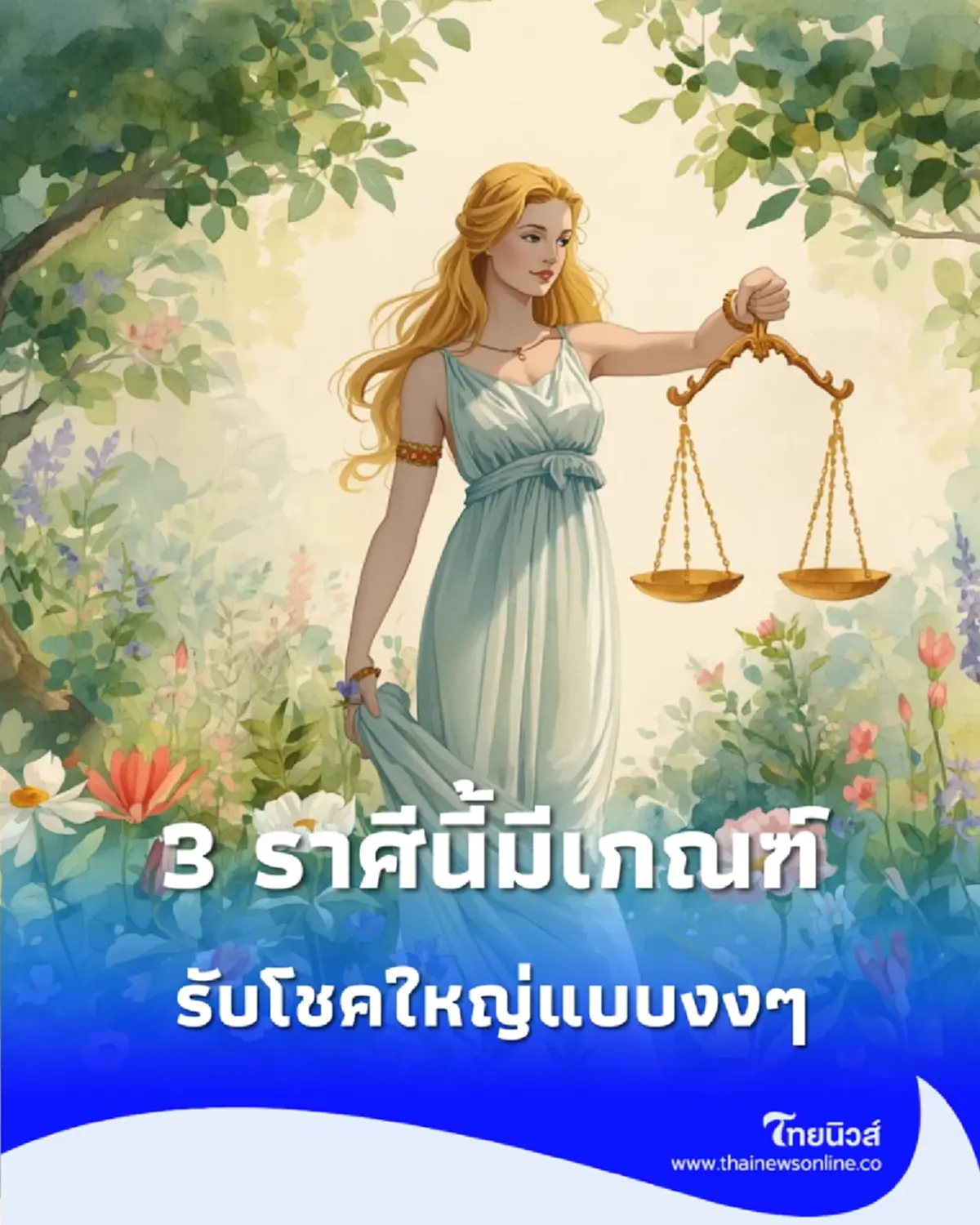 เปิดดวง 3 ราศี โชคมาแบบไม่ทันตั้งตัว บุญวาสนาหนุน-งานเงินพุ่งกระฉูด