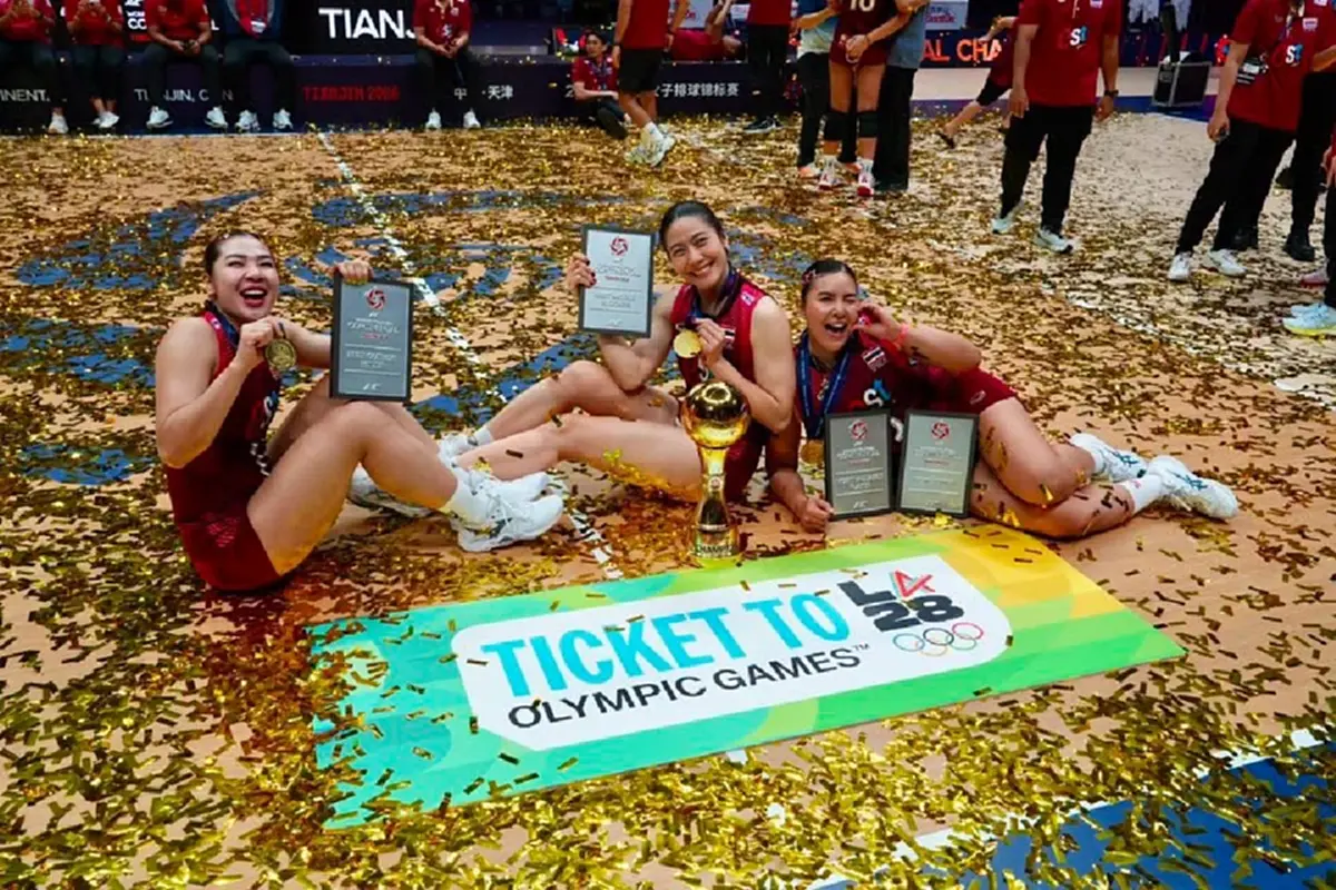 ฟอร์มสะท้านเอเชีย 3 ลูกยางสาวไทย กวาดเรียบรางวัลยอดเยี่ยม
