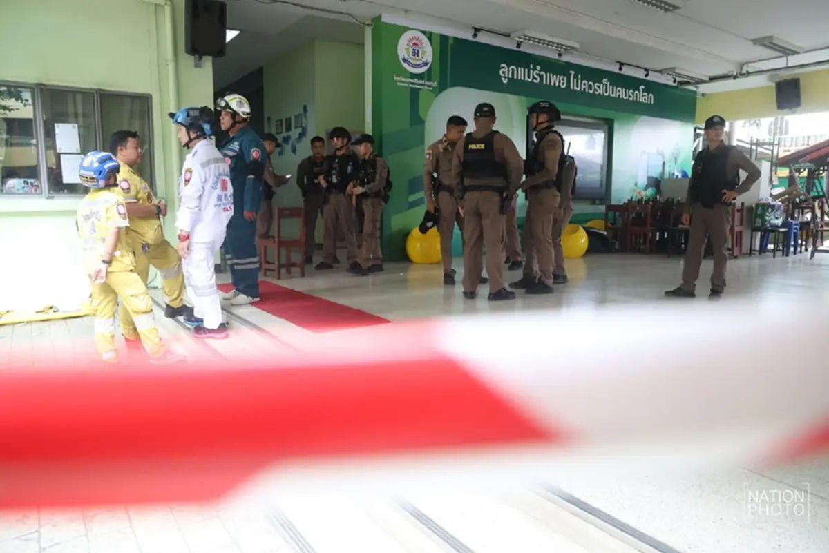 เปิดไทม์ไลน์ กล้องวงจรปิดนาทีเกิดเหตุโรงเรียนเทพศิรินทร์ นนฯ