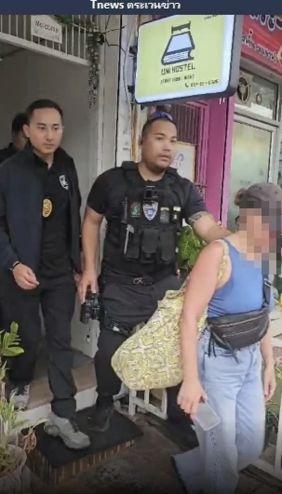 ตม. บุกจับกุมสาวมะกัน ผู้ต้องหาหมายจับ FBI! หนีกบดานไทย