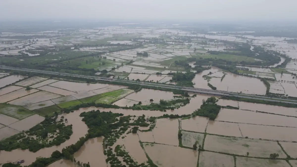 ปักธงแดงลำน้ำยังวิกฤติ! ท่วมเกษตรยโสธร เตือนขนของขึ้นที่สูง