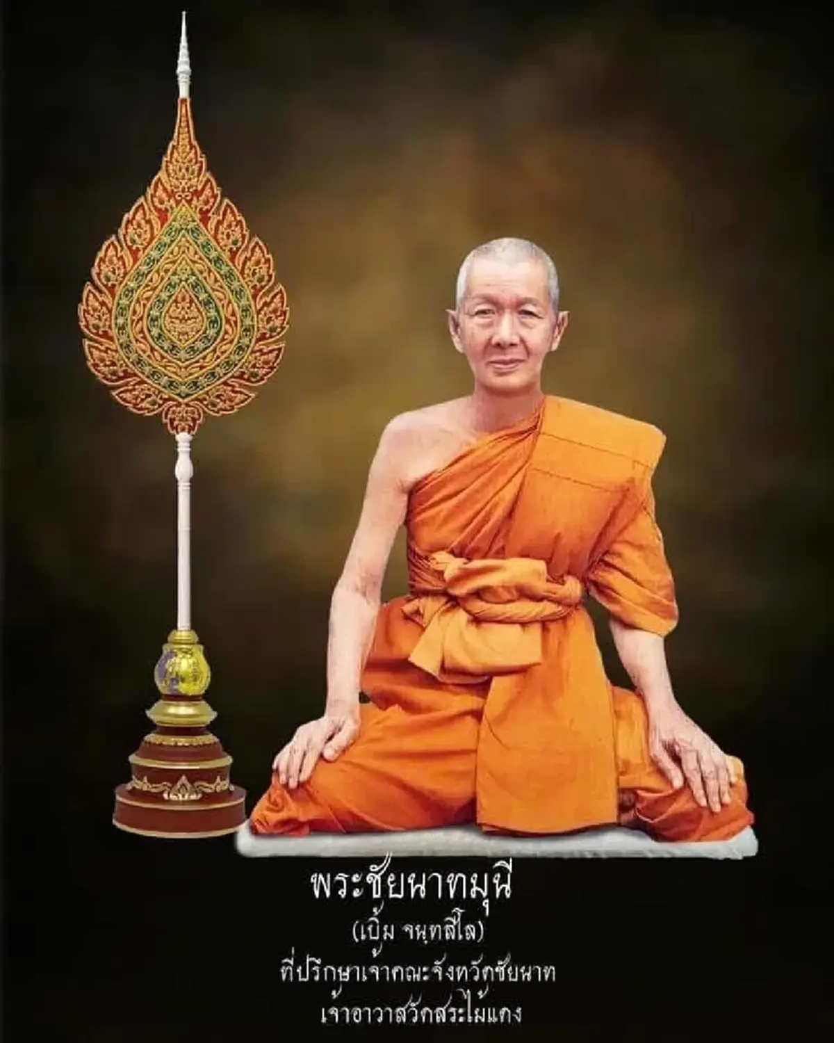 อาลัยเศร้า สิ้น พระชัยนาทมุนี เจ้าอาวาสวัดสระไม้แดง มรณภาพ