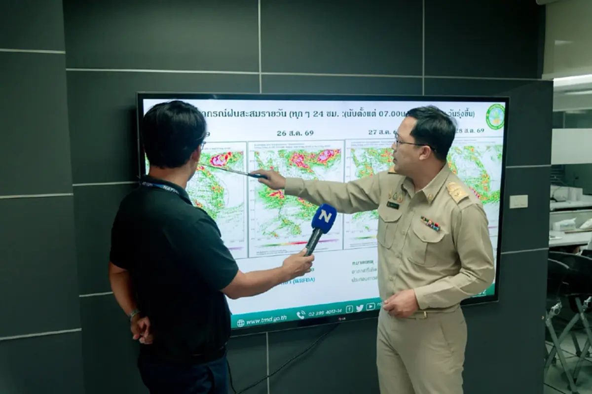 กรมอุตุฯ ยืนยันข่าวจริง"พายุโซนร้อนนาร์รา" อาจกระทบไทย น่าน เชียงราย พะเยา