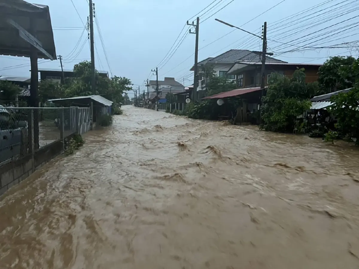 วิกฤต อ.ปัว! ฝนทะลุร้อย น้ำป่าหลากทะลักเข้าท่วมเกือบชั้น 2