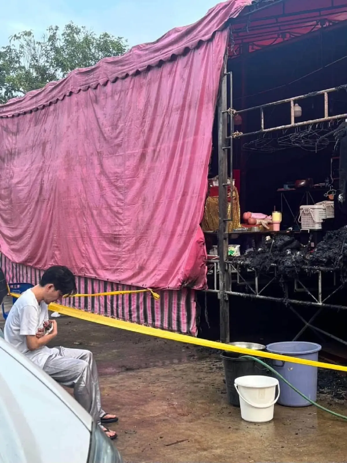 เกินไปไหม "นาย เดอะคอมมีเดียน" เดือด โรงลิเกถูกเผา รู้สาเหตุยิ่งตกใจ