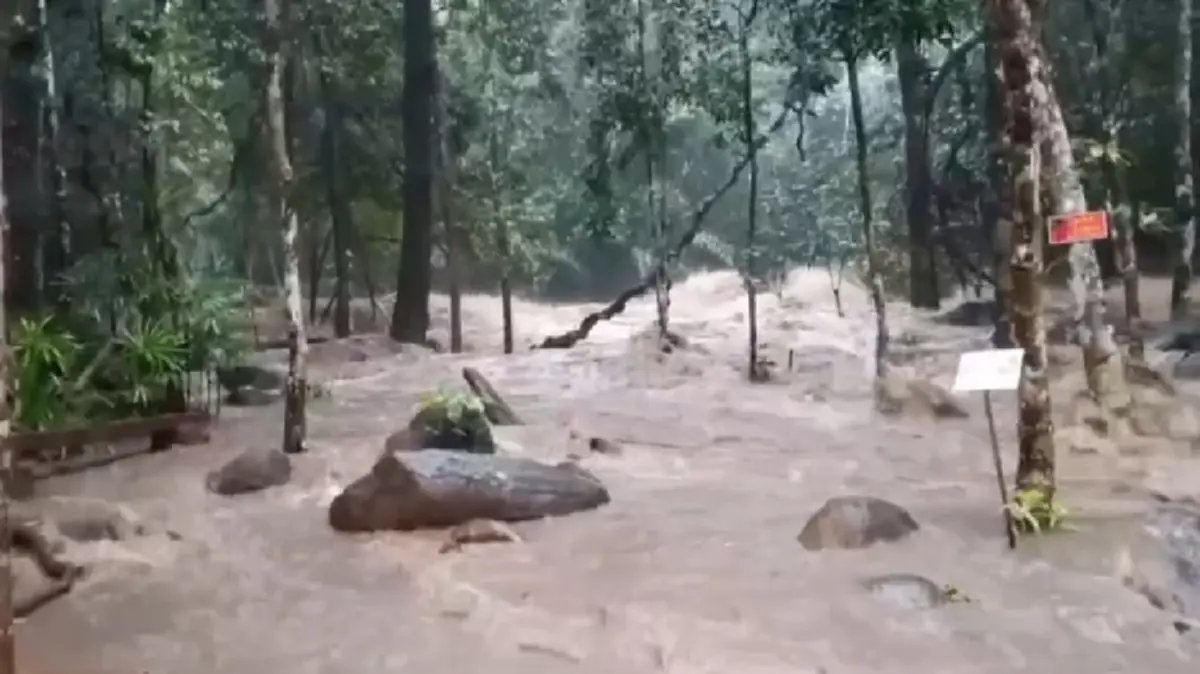 ด่วน! ฝนตกหนักน้ำป่าทะลักเขาชะเมา ท่วมบ้าน-สวนพังยับ!