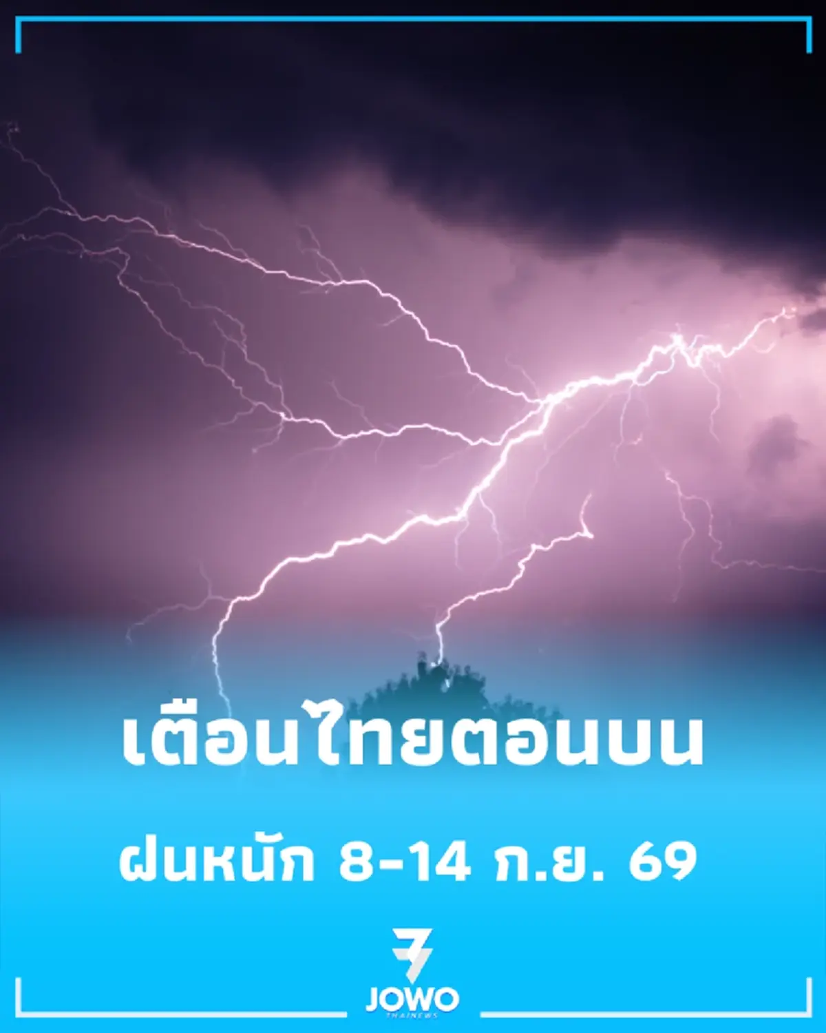 เตือนไทยตอนบน "ฝันตกหนักถึงหนักมาก" เช็กพื้นที่เสี่ยงด่วน