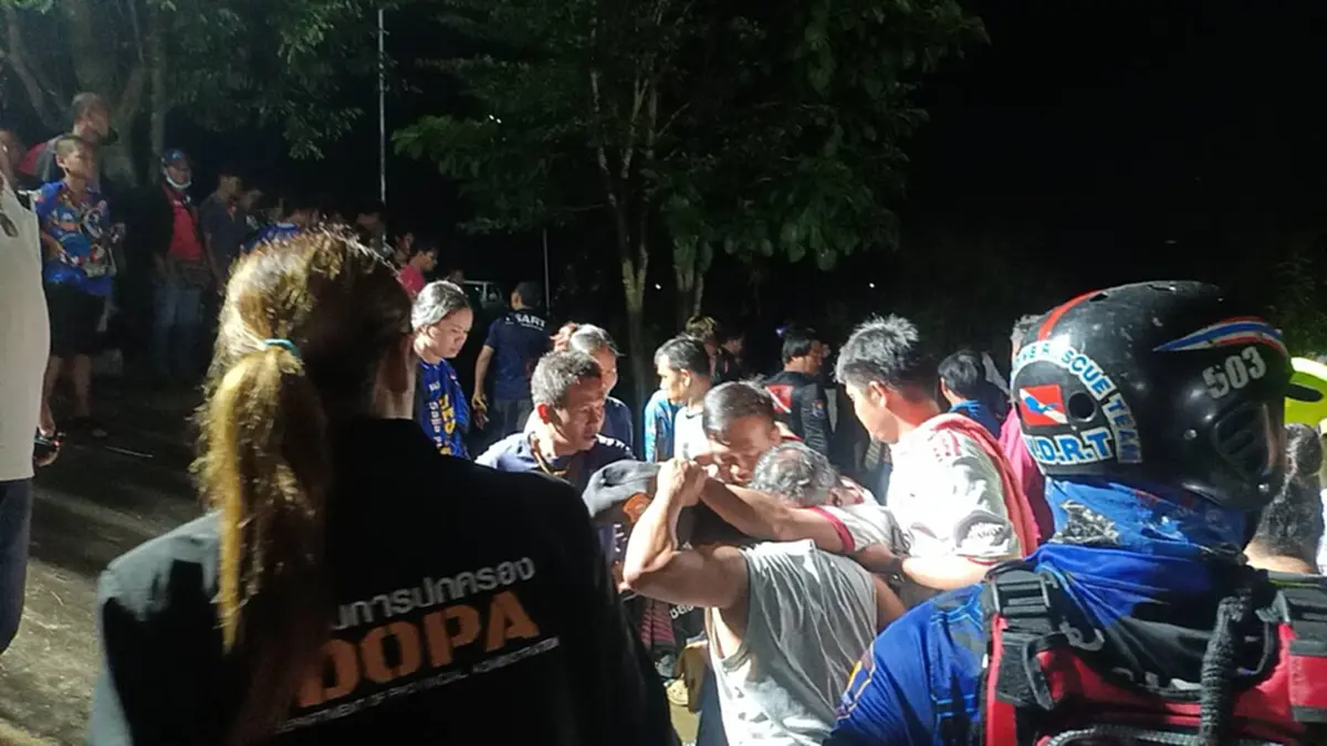สลดปราจีนฯ น้ำวนดูด 2 ด.ช. จมฝายน้ำล้น พบดับ 1 เร่งหาอีกราย